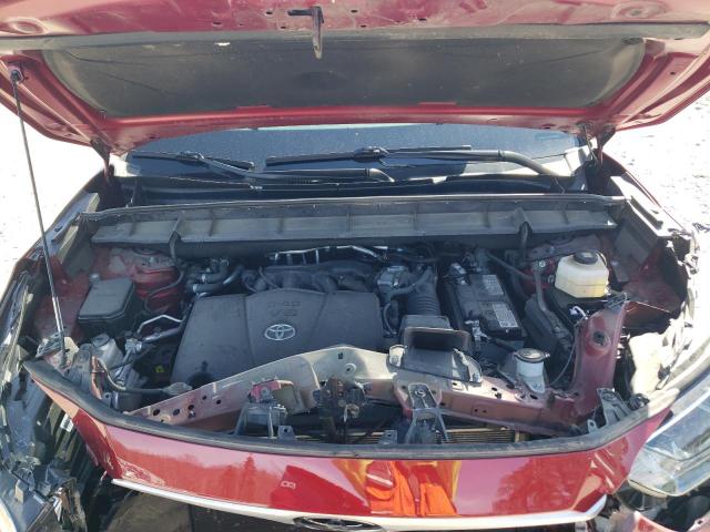 5TDGZRBH6MS099888 - 2021 TOYOTA HIGHLANDER XLE RED photo 12