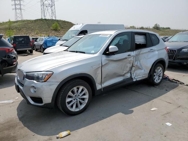 5UXWX9C31H0T21779 - 2017 BMW X3 XDRIVE28I SILVER photo 1