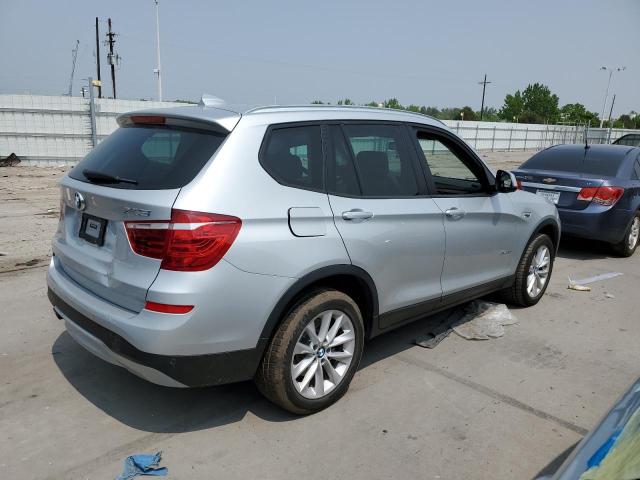 5UXWX9C31H0T21779 - 2017 BMW X3 XDRIVE28I SILVER photo 3