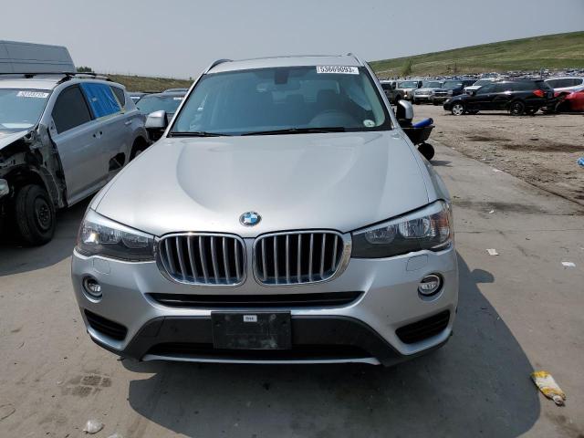 5UXWX9C31H0T21779 - 2017 BMW X3 XDRIVE28I SILVER photo 5