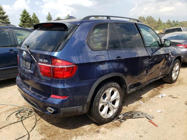 5UXZW0C55BL660497 - 2011 BMW X5 XDRIVE35D BLUE photo 3