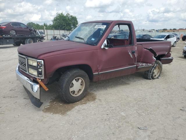 1GTDC14Z4LZ553452 - 1990 GMC SIERRA C1500 MAROON photo 1