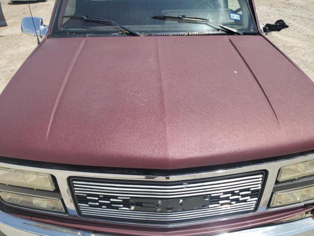 1GTDC14Z4LZ553452 - 1990 GMC SIERRA C1500 MAROON photo 11