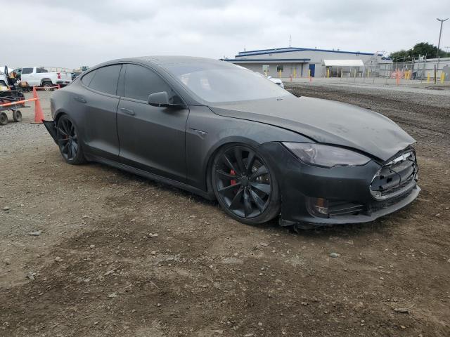 5YJSA1DP2DFP25318 - 2013 TESLA MODEL S 黑色 照片 4