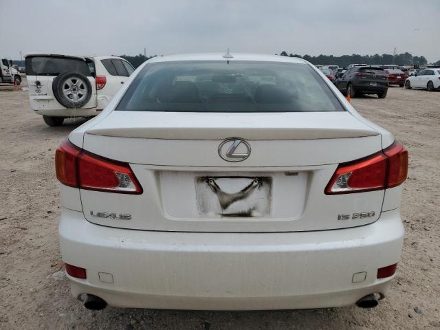 JTHBK262695106944 - 2009 LEXUS IS 250 WHITE photo 6