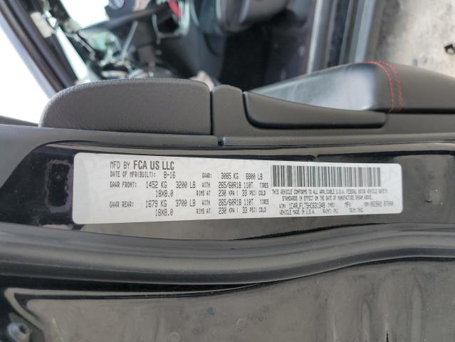 1C4RJFLT5HC631348 - 2017 JEEP GRAND CHER TRAILHAWK 黑色 照片 12