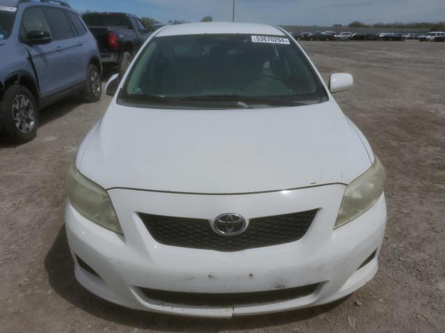 2T1BU40E39C036462 - 2009 TOYOTA COROLLA BASE WHITE photo 5