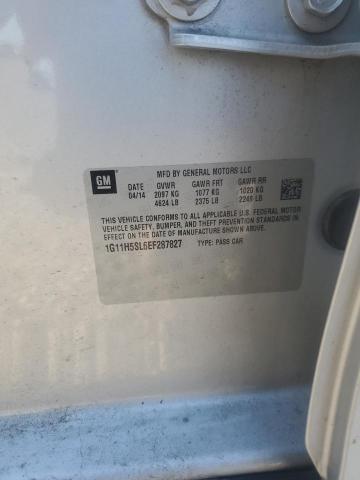 1G11H5SL6EF287827 - 2014 CHEVROLET MALIBU LTZ SILVER photo 12