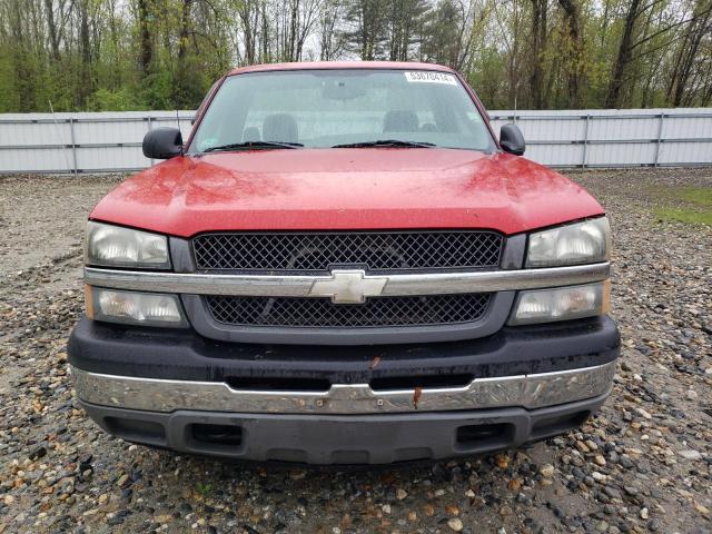 1GCEC14X85Z226851 - 2005 CHEVROLET SILVERADO C1500 RED photo 5