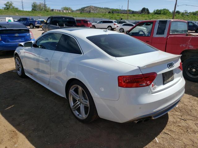 WAUCGAFRXEA071807 - 2014 AUDI S5 PREMIUM PLUS WHITE photo 2