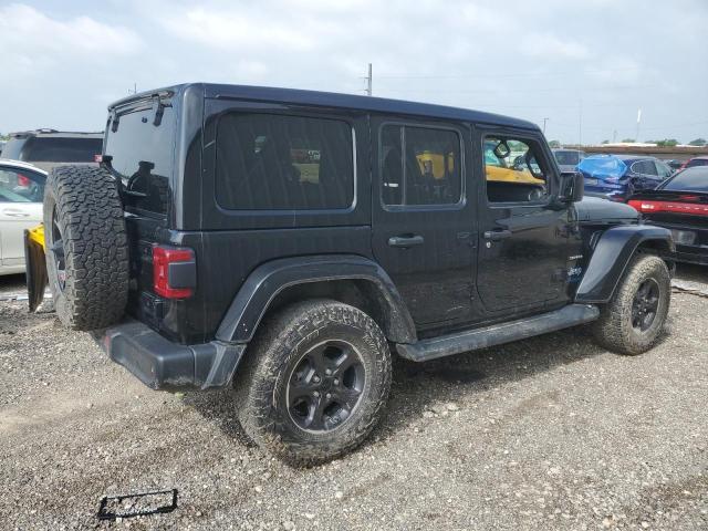 1C4JJXP68MW724008 - 2021 JEEP WRANGLER U SAHARA 4XE BLACK photo 3