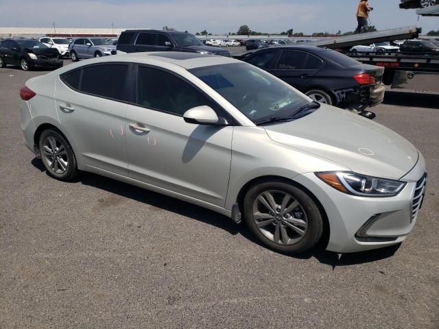 KMHD84LF0HU406605 - 2017 HYUNDAI ELANTRA SE SILVER photo 4