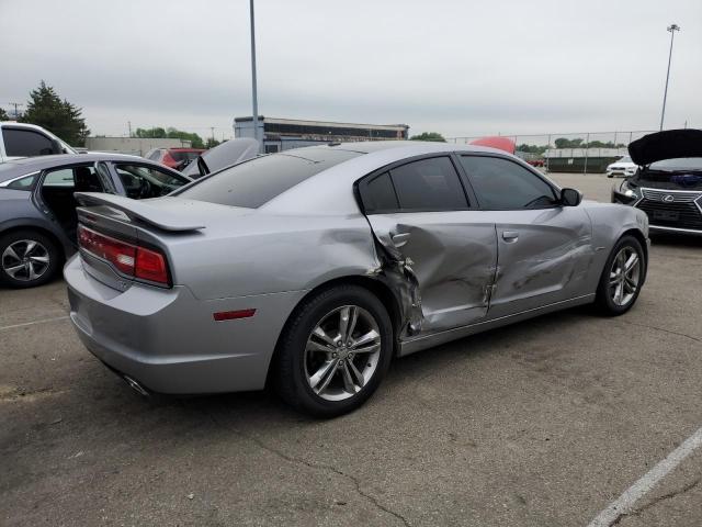 2C3CDXDT5DH696987 - 2013 DODGE CHARGER R/T SILVER photo 3