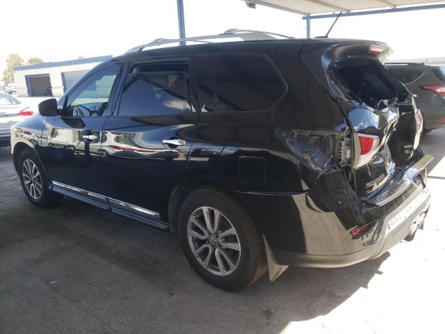 5N1AR2MM6FC647976 - 2015 NISSAN PATHFINDER S BLACK photo 2