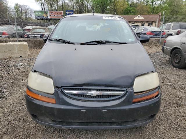 KL1TD66658B116284 - 2008 CHEVROLET AVEO BASE Qara foto 5