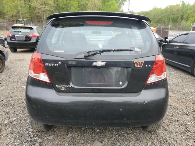 KL1TD66658B116284 - 2008 CHEVROLET AVEO BASE Qara foto 6