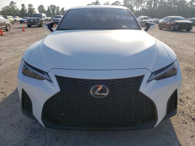 JTHGZ1B22N5050108 - 2022 LEXUS IS 350 F-SPORT WHITE photo 5