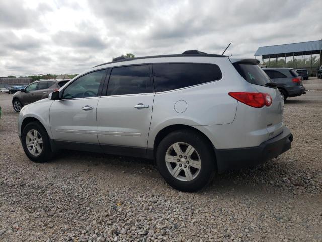 1GNKRGED4CJ165235 - 2012 CHEVROLET TRAVERSE LT SILVER photo 2