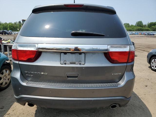 1C4SDJDT4DC565041 - 2013 DODGE DURANGO CREW GRAY photo 6