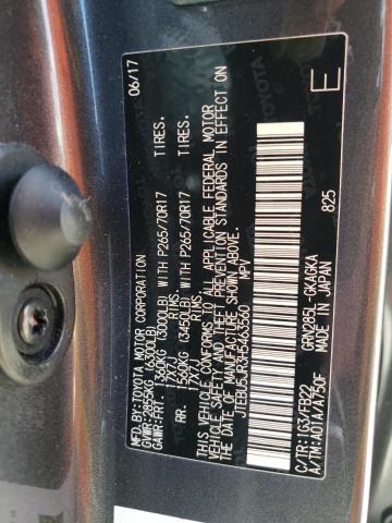 JTEBU5JR3H5463560 - 2017 TOYOTA 4RUNNER SR5/SR5 PREMIUM 灰色 照片 10