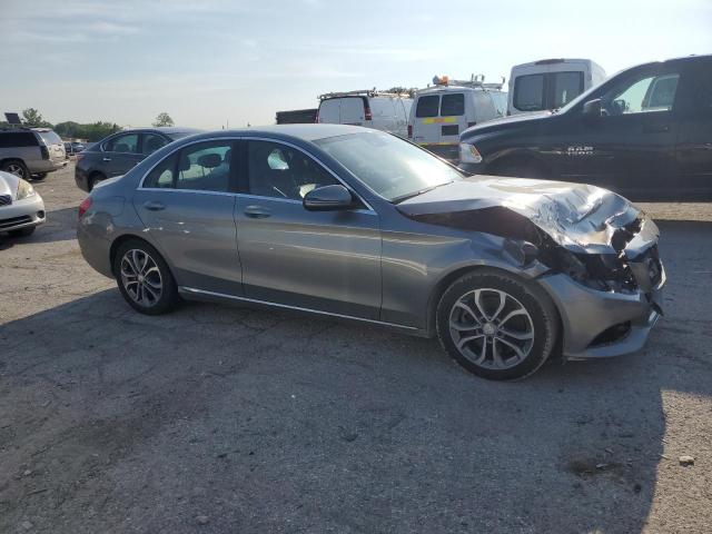 55SWF4JB5GU123352 - 2016 MERCEDES-BENZ C 300 SILVER photo 4