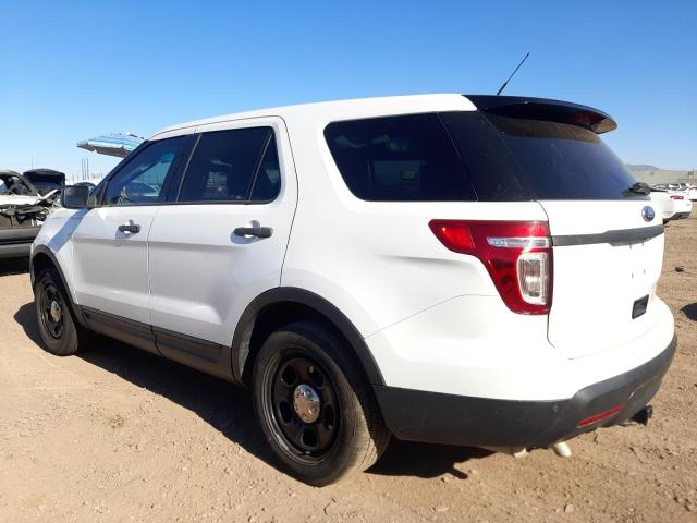 1FM5K8AR9FGB52303 - 2015 FORD EXPLORER POLICE INTERCEPTOR WHITE photo 2