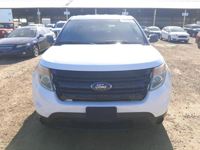 1FM5K8AR9FGB52303 - 2015 FORD EXPLORER POLICE INTERCEPTOR WHITE photo 5