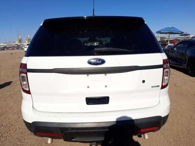 1FM5K8AR9FGB52303 - 2015 FORD EXPLORER POLICE INTERCEPTOR WHITE photo 6