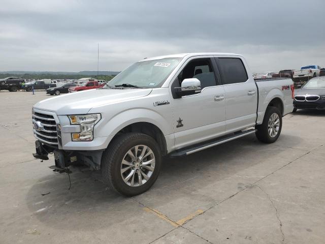1FTEW1EF4GKF30493 - 2016 FORD F150 SUPERCREW SILVER photo 1
