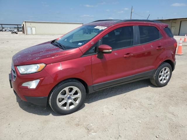 MAJ3S2GE4KC302791 - 2019 FORD ECOSPORT SE ბურგუნდია ფოტო 1