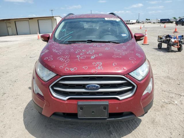 MAJ3S2GE4KC302791 - 2019 FORD ECOSPORT SE ბურგუნდია ფოტო 5