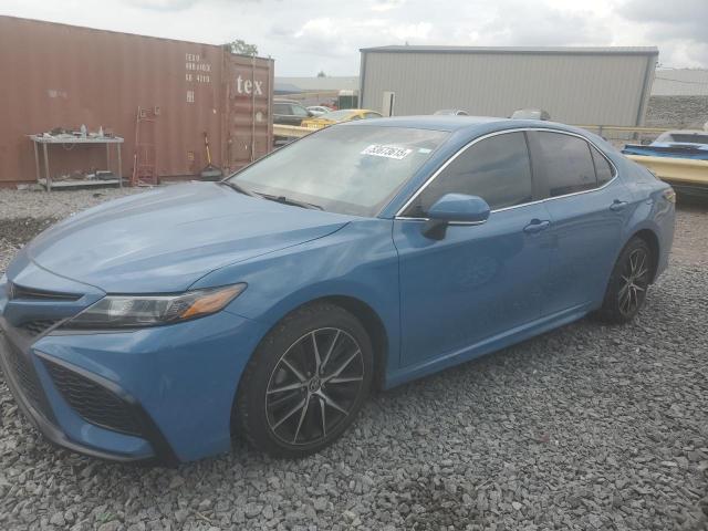 4T1G11AK1PU151946 - 2023 TOYOTA CAMRY SE NIGHT SHADE BLUE photo 1