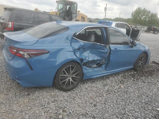 4T1G11AK1PU151946 - 2023 TOYOTA CAMRY SE NIGHT SHADE BLUE photo 3