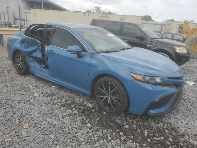 4T1G11AK1PU151946 - 2023 TOYOTA CAMRY SE NIGHT SHADE BLUE photo 4