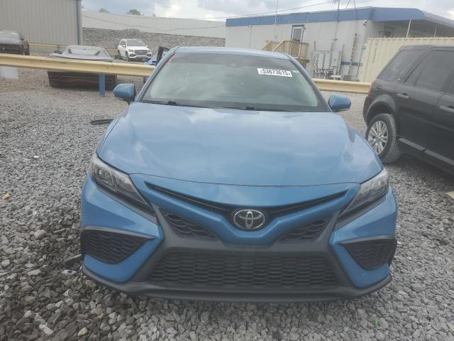 4T1G11AK1PU151946 - 2023 TOYOTA CAMRY SE NIGHT SHADE BLUE photo 5