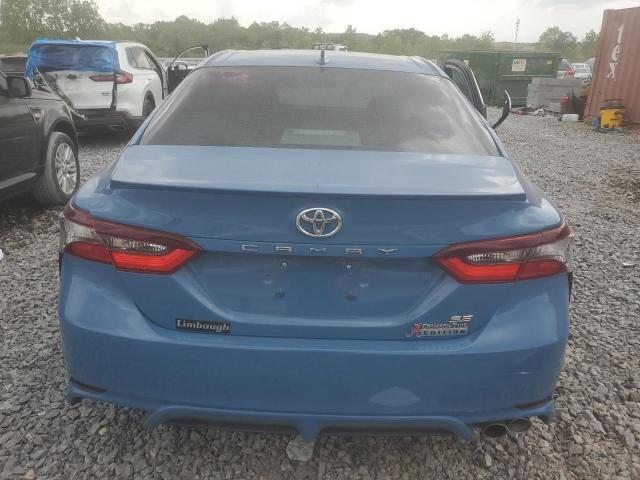 4T1G11AK1PU151946 - 2023 TOYOTA CAMRY SE NIGHT SHADE BLUE photo 6