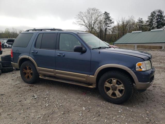 1FMZU84K13UB44963 - 2003 FORD EXPLORER EDDIE BAUER BLUE photo 4