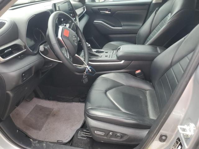 5TDGZRBH4MS081292 - 2021 TOYOTA HIGHLANDER XLE SILVER photo 7