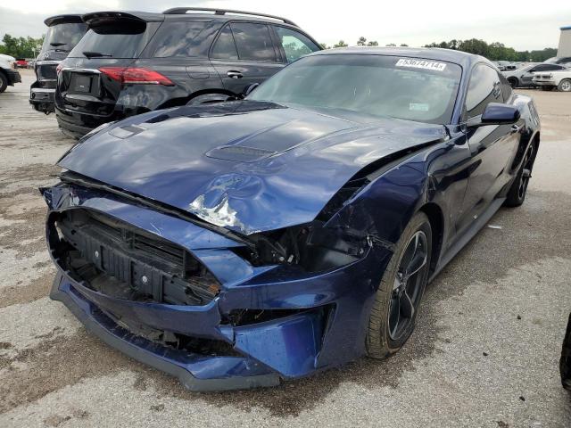 1FA6P8TH4L5182109 - 2020 FORD MUSTANG BLUE photo 1