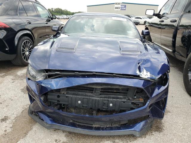 1FA6P8TH4L5182109 - 2020 FORD MUSTANG BLUE photo 5