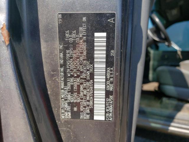 5TBRU34176S481704 - 2006 TOYOTA TUNDRA ACCESS CAB SR5 GRAY photo 12