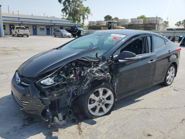 KMHDH4AE7DU995091 - 2013 HYUNDAI ELANTRA GLS BLACK photo 1