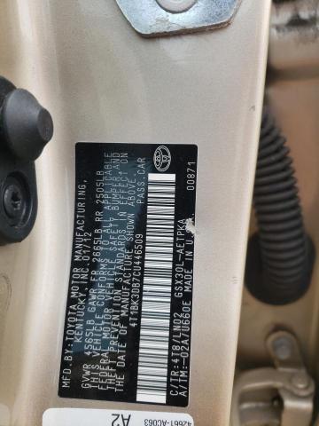 4T1BK3DB7CU446509 - 2012 TOYOTA AVALON BASE Qəhvəyi foto 12