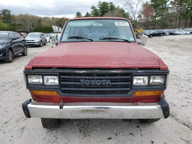 JT3FJ62G1J0079673 - 1988 TOYOTA LAND CRUIS FJ62 GX RED photo 5