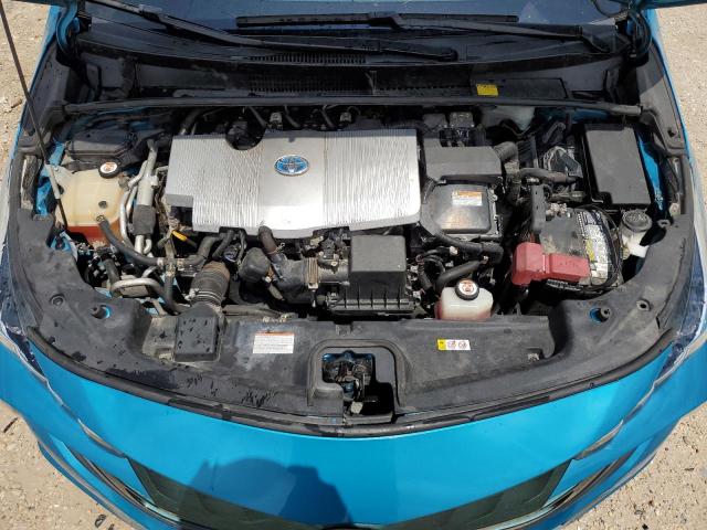 JTDKARFPXH3023259 - 2017 TOYOTA PRIUS PRIM ლურჯი ფოტო 11