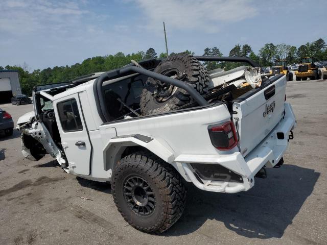 1C6HJTFG1ML515543 - 2021 JEEP GLADIATOR OVERLAND WHITE photo 2