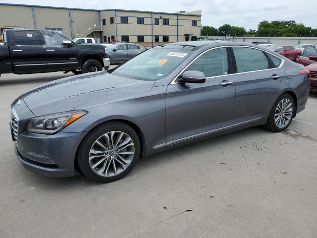 KMHGN4JE8GU128129 - 2016 HYUNDAI GENESIS 3.8L GRAY photo 1