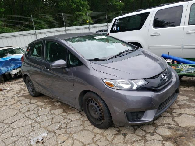 3HGGK5H55FM719290 - 2015 HONDA FIT LX GRAY photo 4