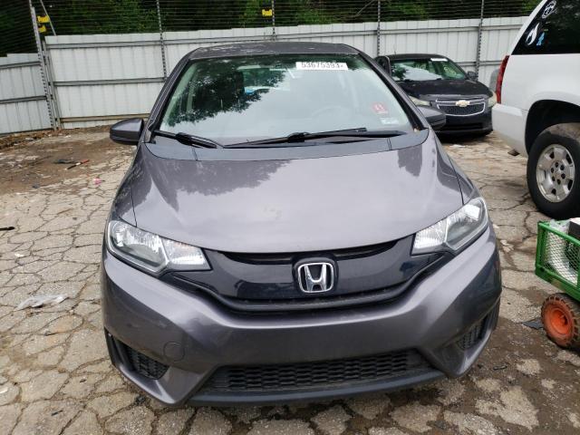 3HGGK5H55FM719290 - 2015 HONDA FIT LX GRAY photo 5