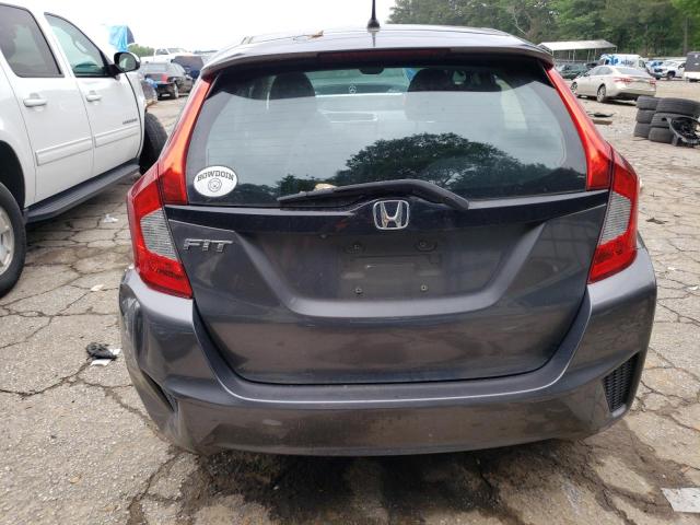 3HGGK5H55FM719290 - 2015 HONDA FIT LX GRAY photo 6